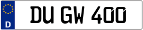 Truck License Plate